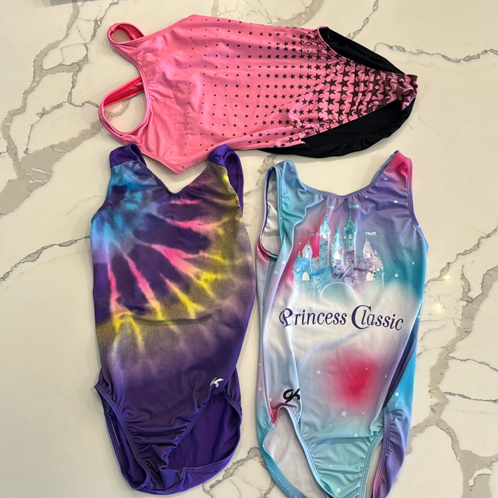 3 GK elite Leotards. Size Adult XS